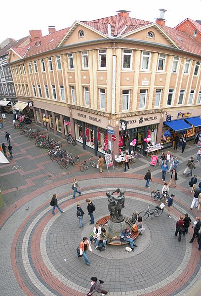 NAbel - centre of the pedestrian zone in Göttingen